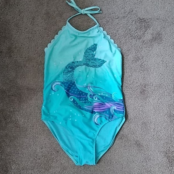 Mermaid Swimsuit with flip sequin - Picture 2 of 3